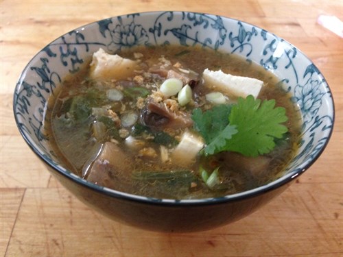SOUP-Bok Choy & Shiitake Soup
