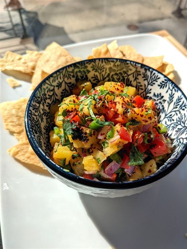 * FRESH - Charred Pineapple salsa