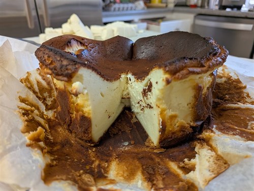 * - Basque Cheesecake